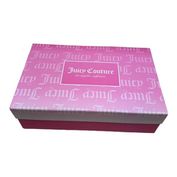 Juicy Couture Liquorice Black Mini Tote & Barrel Coin Purse Gift Set Fluffy NWT - Picture 4 of 5